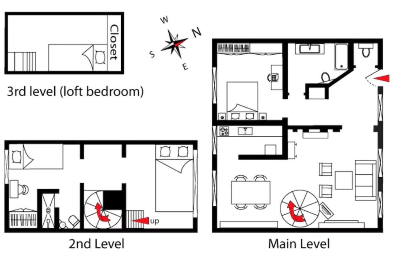 Apartament Charming Cosy Triplex In Trendy Marais Paryż Zewnętrze zdjęcie